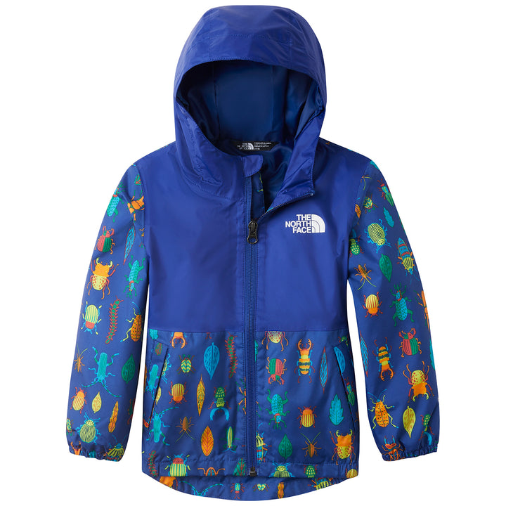The North Face Zipline Rain Jacket - Toddlers' Bolt Blue Critter Crawl Print