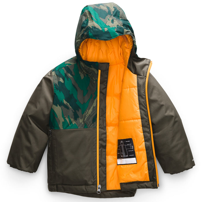 The North Face Snowquest Insulated Jacket - Toddlers' Evergreen Mountain Camo Print