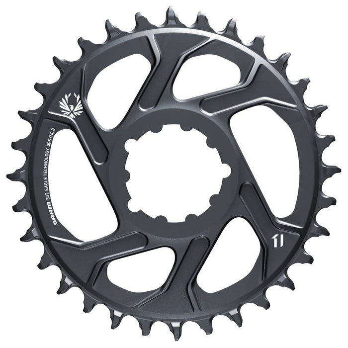 SRAM X-Sync 2 Direct Mount Chainring Lunar Grey