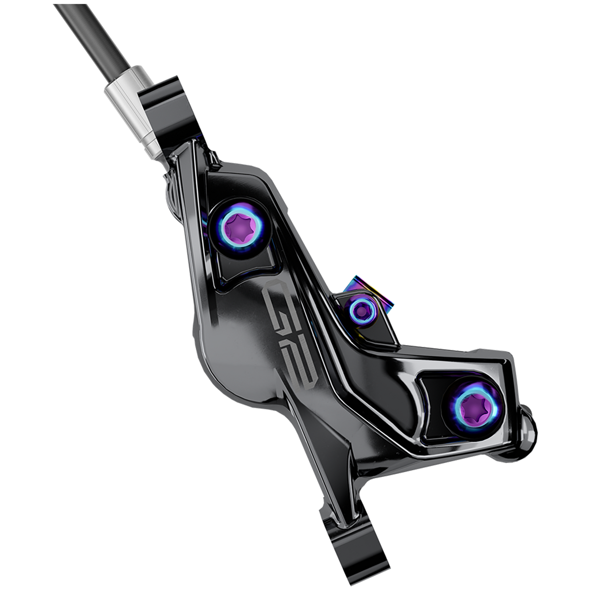 SRAM G2 Ultimate Disc Brake Rainbow Hardware/Gloss Black