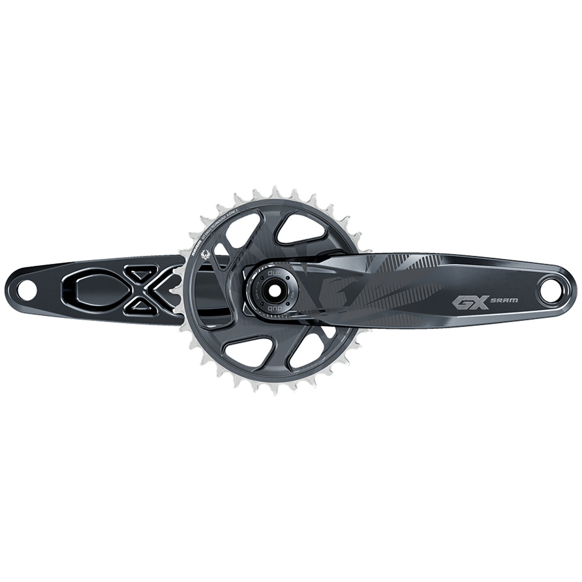 SRAM GX Eagle Crankset Lunar Grey