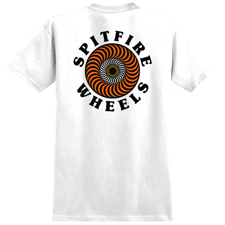 Spitfire OG Classic Fill T-Shirt - Men's White/Orange