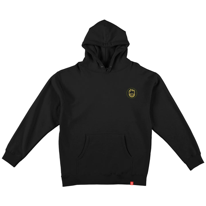Spitfire Classic Swirl Fade Hoodie - Men's Black/Olive