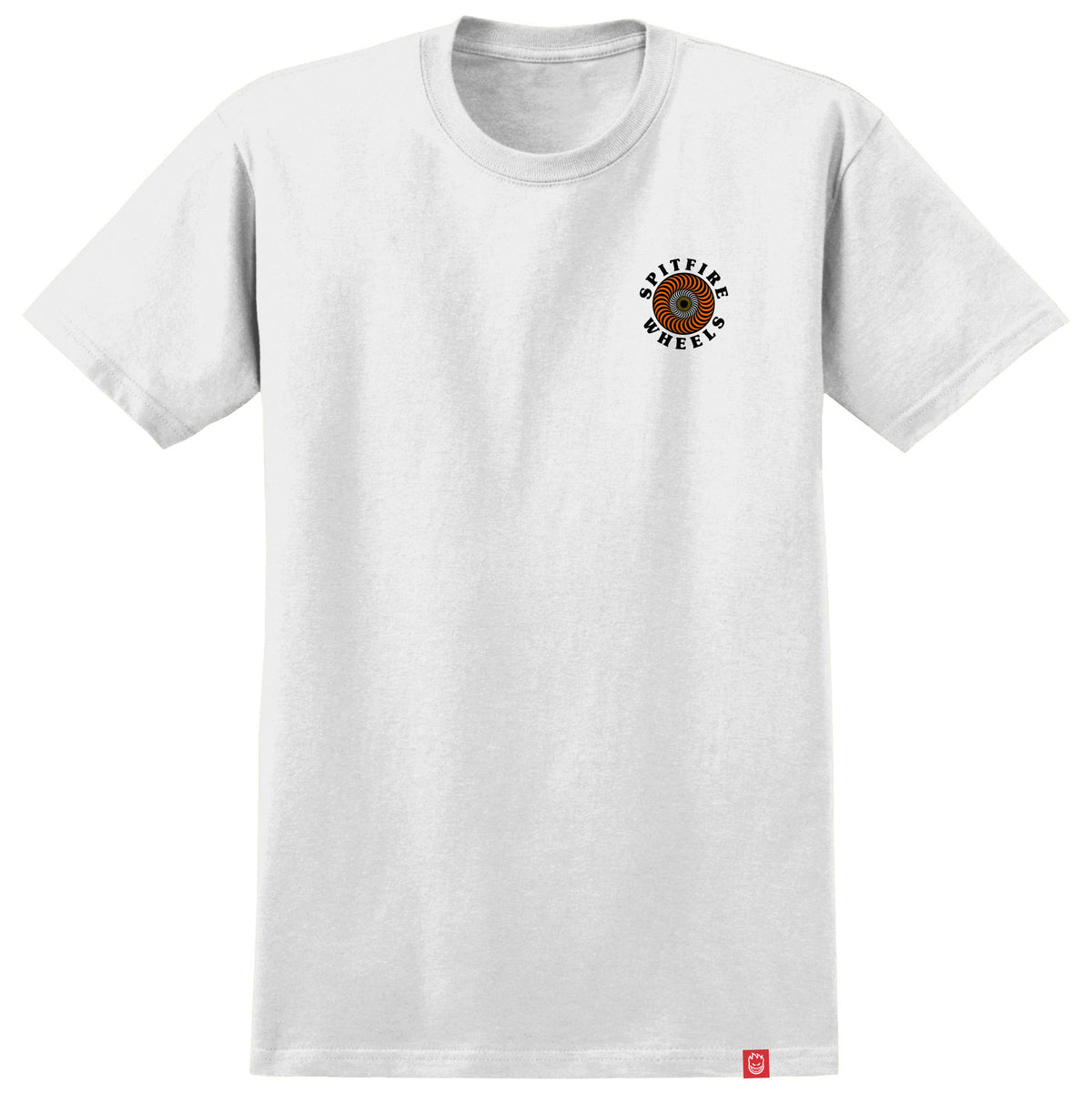 Spitfire OG Classic Fill T-Shirt - Men's White/Orange