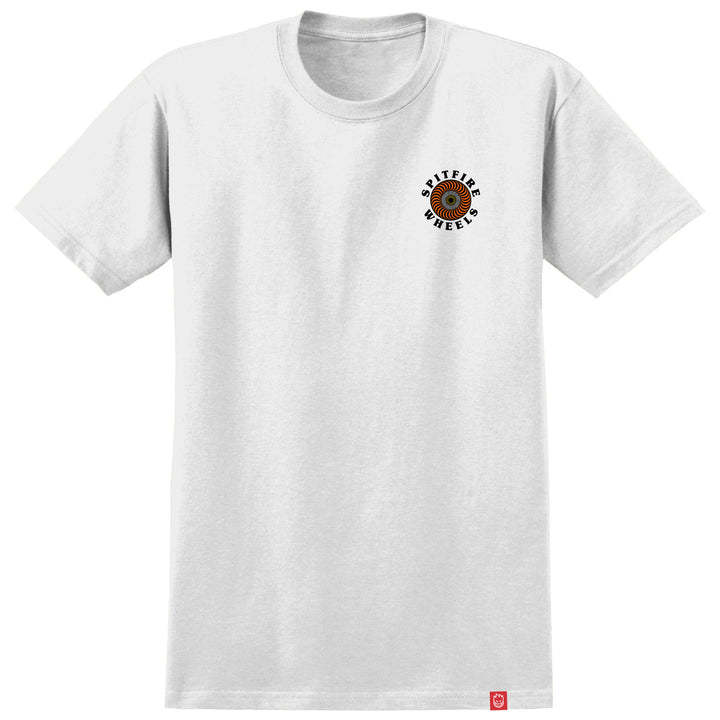 Spitfire OG Classic Fill T-Shirt - Men's White/Orange