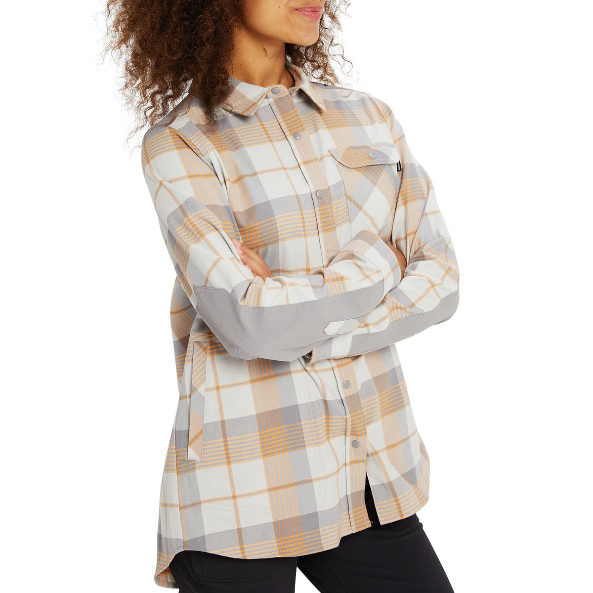 Burton Grace Performance Stretch Flannel - Women's Papaya Ripple Plaid