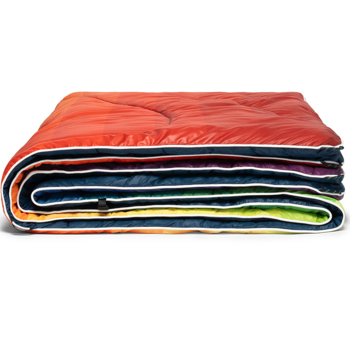 Rumpl Original Puffy Blanket - Rainbow Fade Rainbow Fade