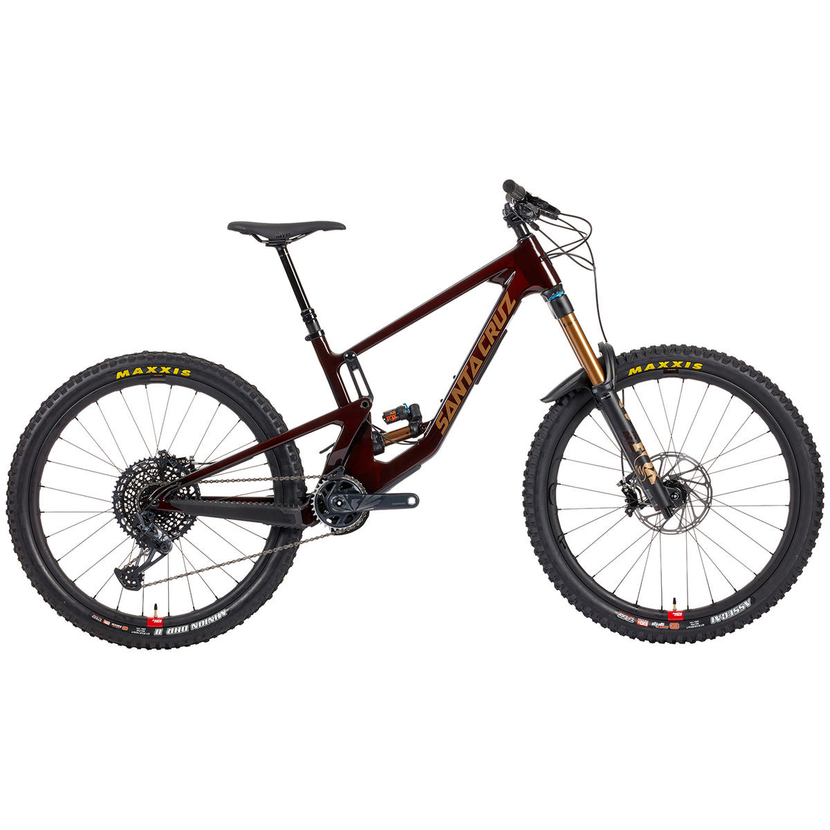 Santa Cruz Bicycles Nomad CC X01 Complete Mountain Bike 2021 Oxblood