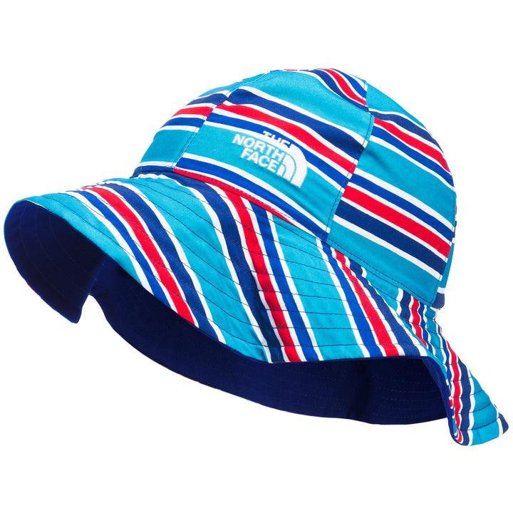 The North Face Littles Brimmer Hat - Toddlers' Meridian Blue Painted Stripe Print