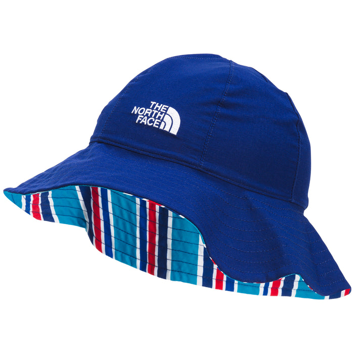 The North Face Littles Brimmer Hat - Toddlers' Meridian Blue Painted Stripe Print