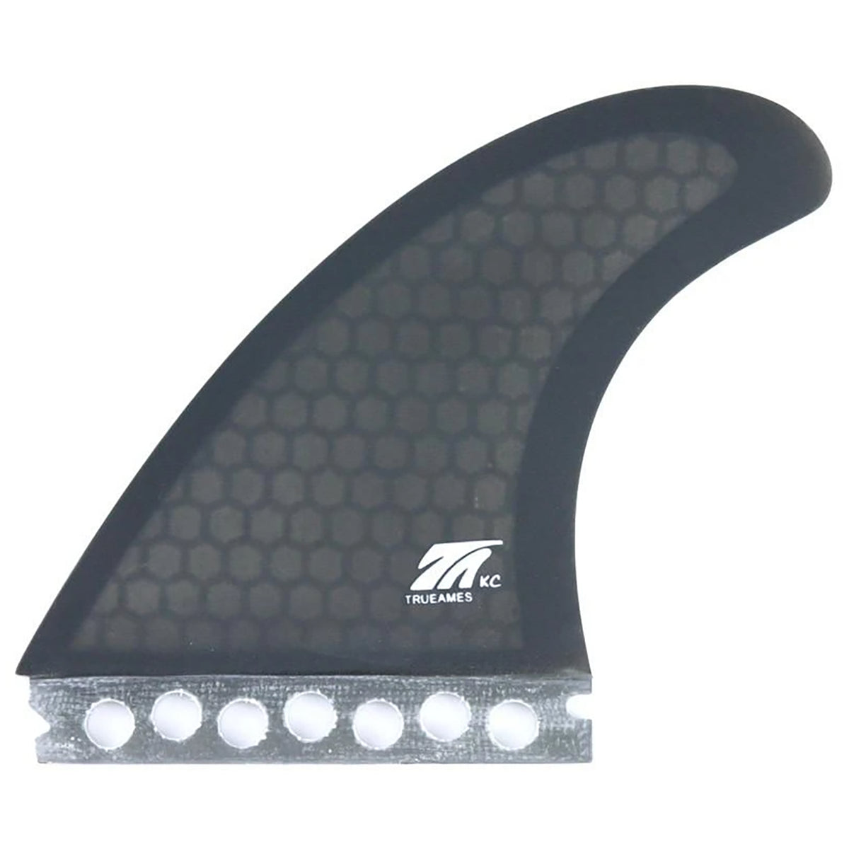True Ames KC Futures Tri Fin Set Smoke Hexcore