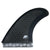 True Ames TA 5.1 Futures Twin Fin Set Smoke Hexcore