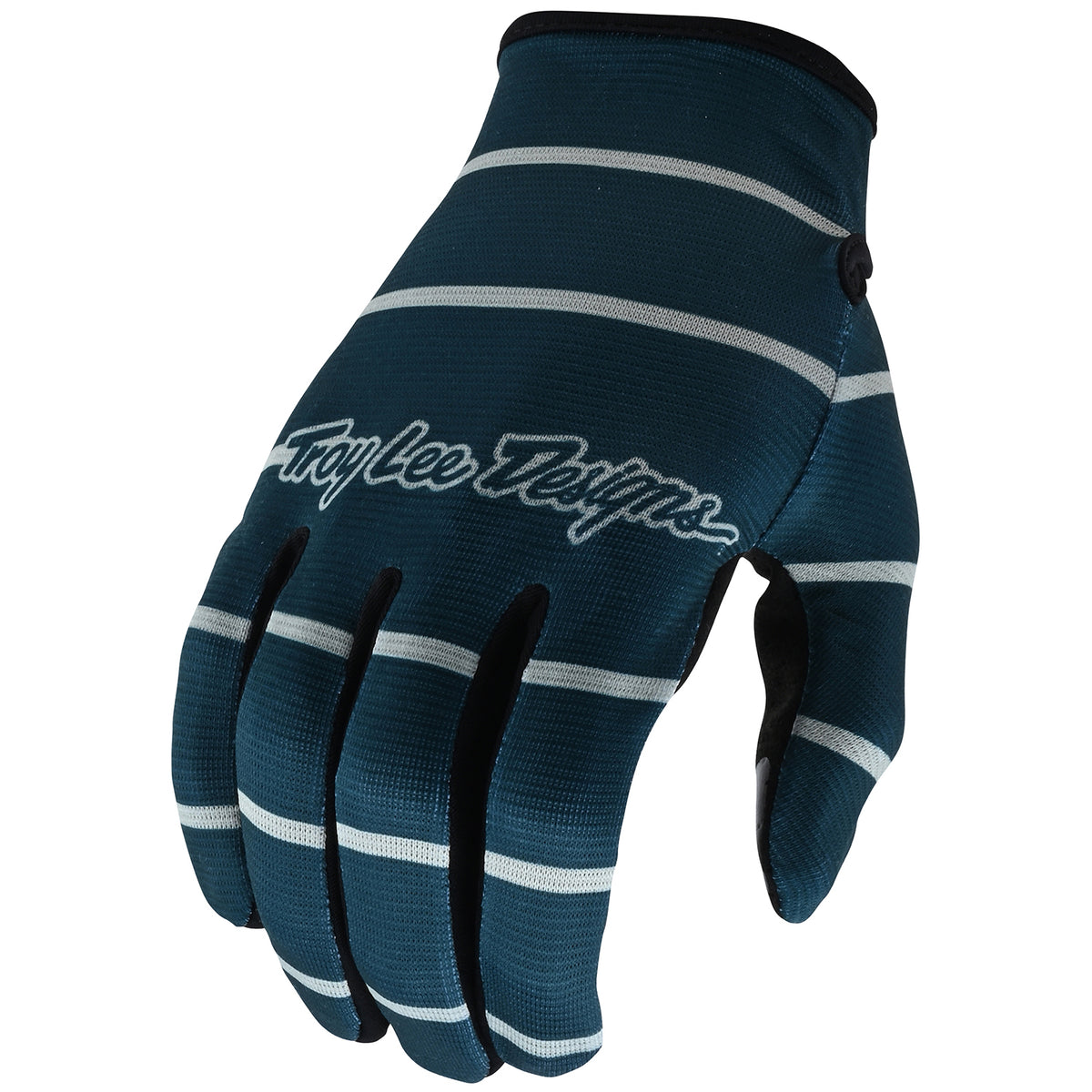 Troy Lee Designs Flowline Bike Gloves Stripe Blue Gray