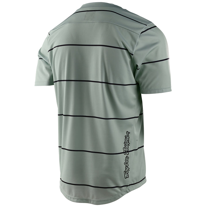 Troy Lee Designs Flowline S/S Jersey Stacked Smoke Green