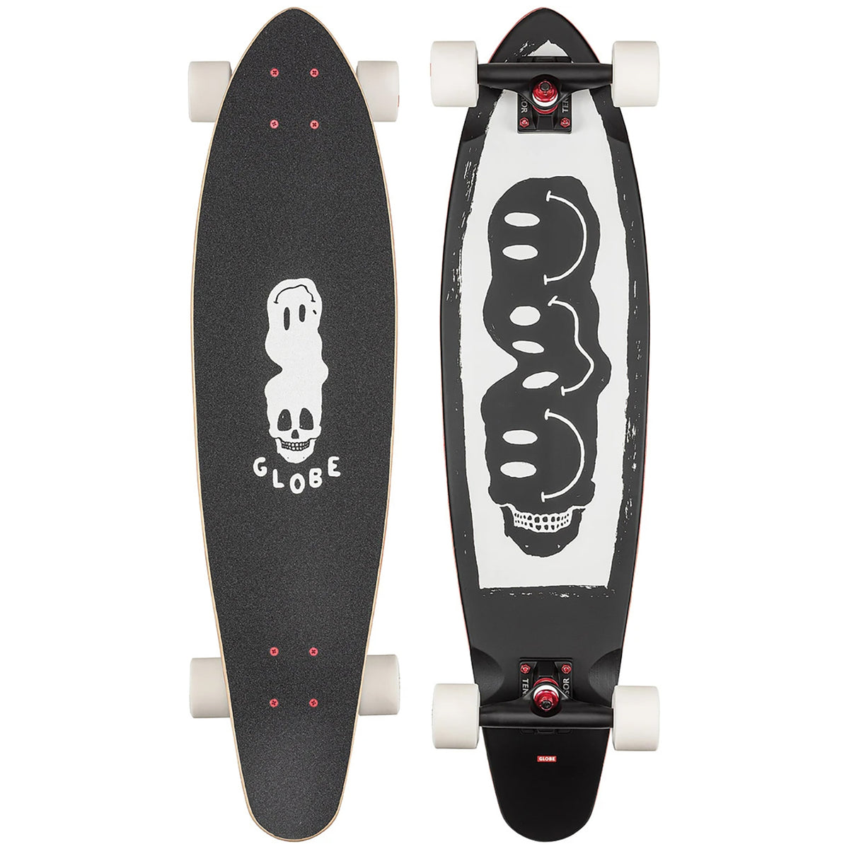 Globe Bells Longboard Complete Black/White/Red