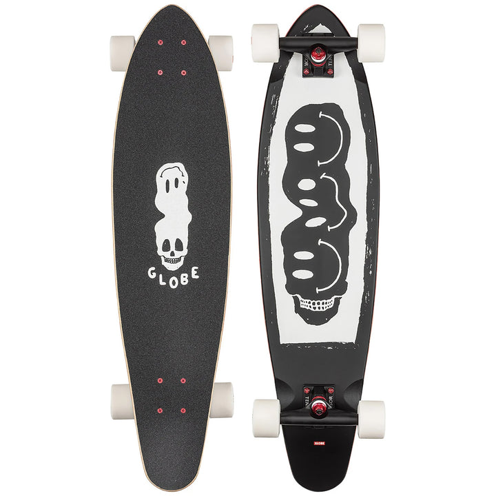 Globe Bells Longboard Complete Black/White/Red