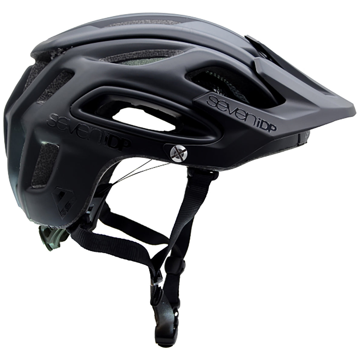 7iDP M2 BOA Bike Helmet Matte Black/Gloss Black