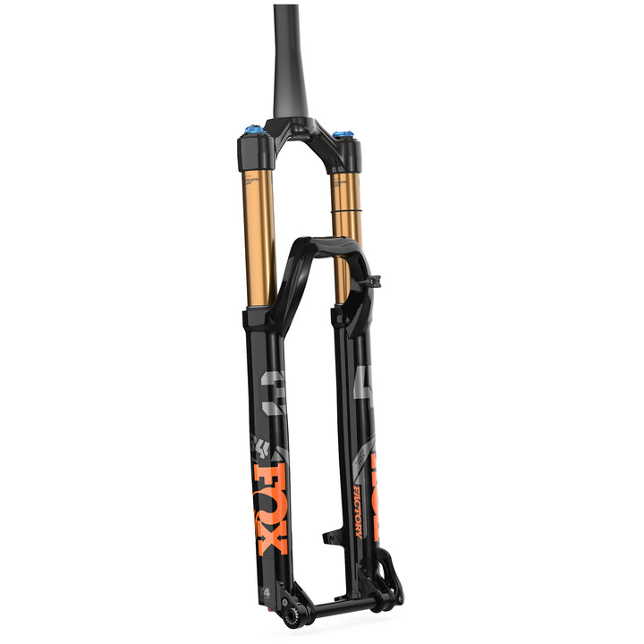 Fox Racing 34 Float Factory FIT4 Step-Cast Fork - 29" Shiny Black, Orange/Gloss Black Logo