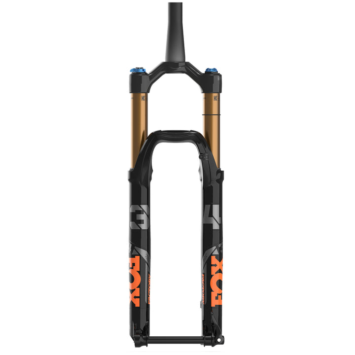 Fox Racing 34 Float Factory FIT4 Step-Cast Fork - 29" Shiny Black, Orange/Gloss Black Logo