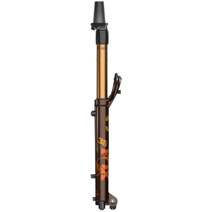 Fox Racing 36 Float Factory GRIP 2 Fork - 27.5" Shiny Blk, Orange/Gloss Blk Logo