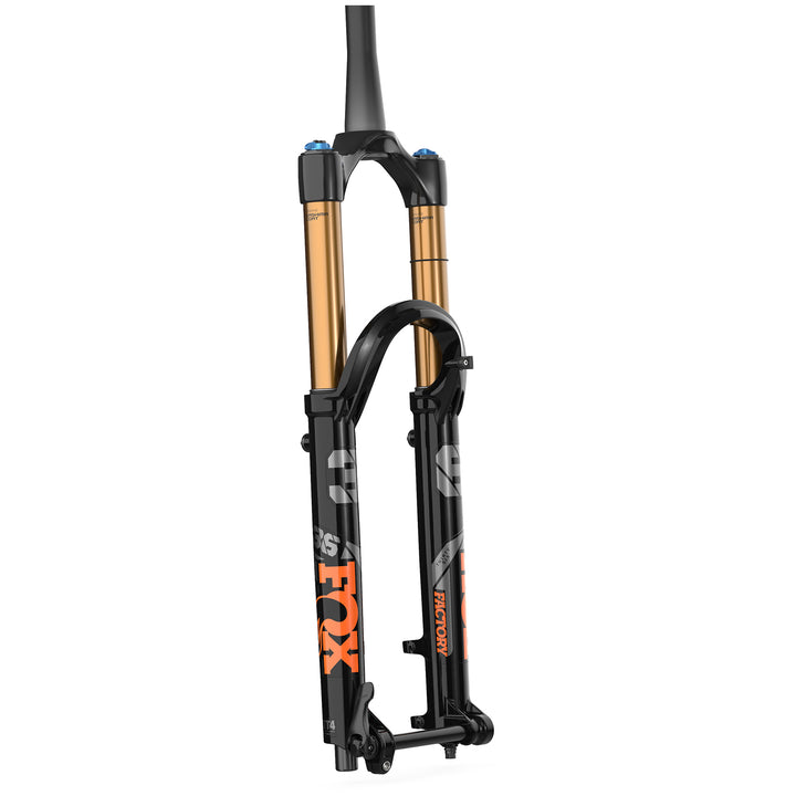 Fox Racing 36 Float Factory FIT4 Fork - 27.5" Shiny Blk, Orange/Gloss Blk Logo