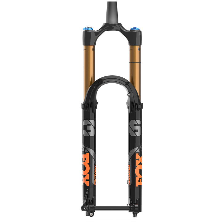 Fox Racing 36 Float Factory FIT4 Fork - 27.5" Shiny Blk, Orange/Gloss Blk Logo