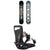 Rome Blackjack Snowboard + Slice SE Snowboard Bindings 2020