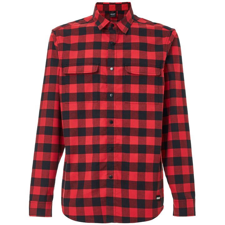Oakley Checkered Ridge L/S Shirt Red Line