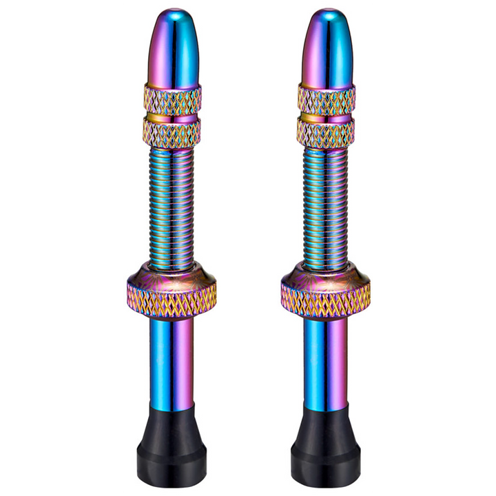 Supacaz Star Valvez Tubeless Valves Oil Slick