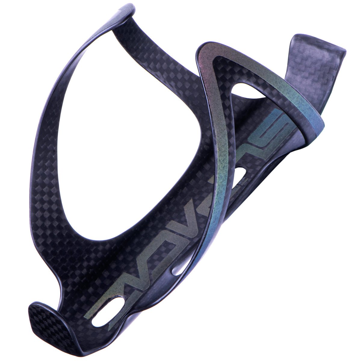 Supacaz Fly Cage Carbon Water Bottle Cage Oil Slick - Reflective