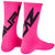 Supacaz Supa Sox Twisted Bike Socks Black & Pink