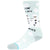 Stance With My Snowmies Crew Socks - Women's Light Blue