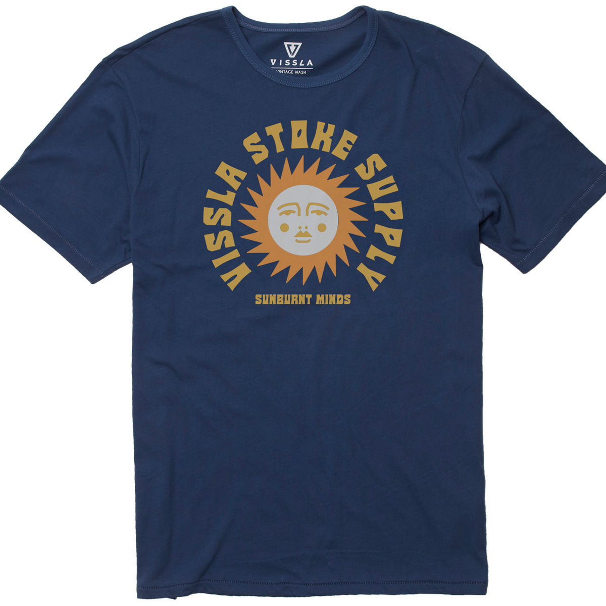 Vissla Sun Supply Tee T-Shirt - Men's Dark Navy