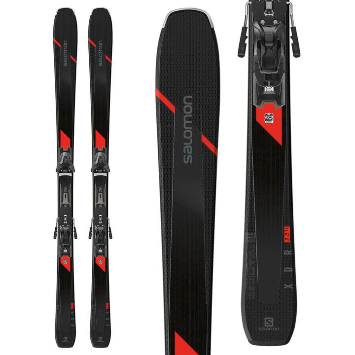 Salomon XDR 80 Ti Skis + Z12 GW Bindings 2020