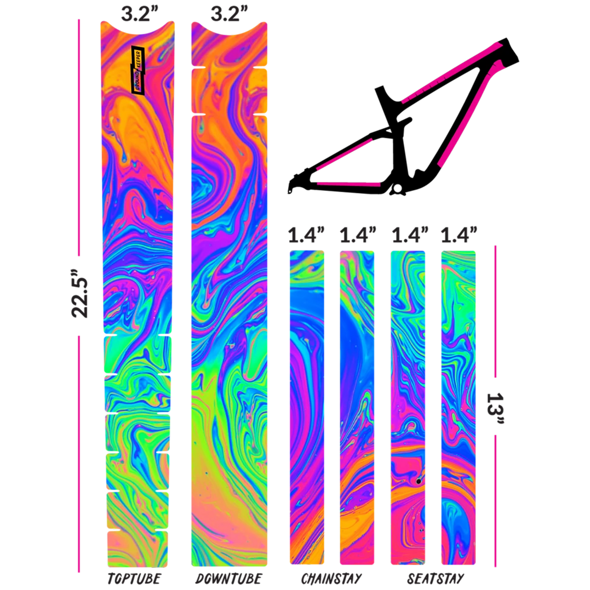 Ground Keeper Frame Keeper Oil Slick
