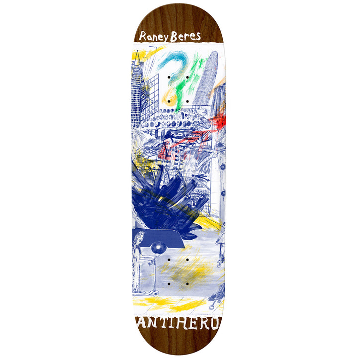 Anti Hero Beres SF Then And Now 8.12 Skateboard Deck