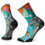 Smartwool PhD Outdoor Ultra Light Adventure On Print Crew Socks - Men's Light Gray