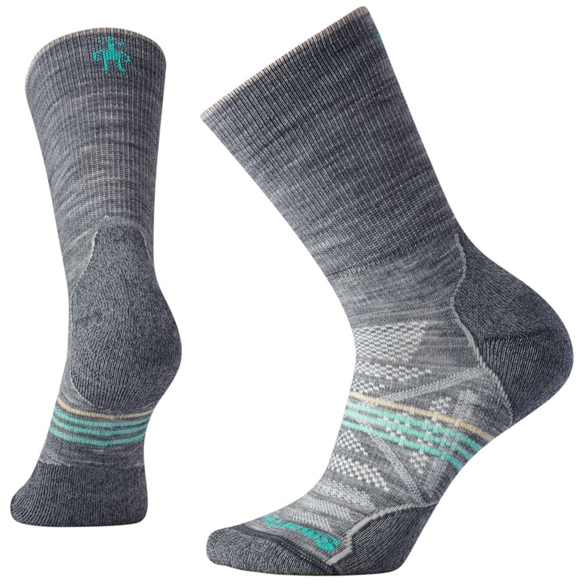 Smartwool PhD Outdoor Light Crew Socks - Women's Light Gray