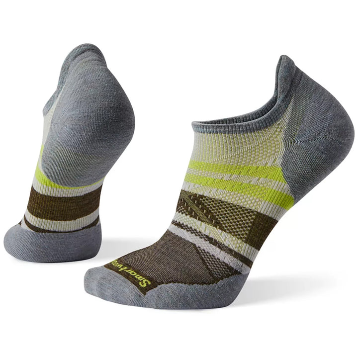 Smartwool PhD® Run Light Elite Pattern Micro Socks - Men's Ash