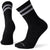 Smartwool Athletic Light Elite Stripe Crew Socks - Unisex Black