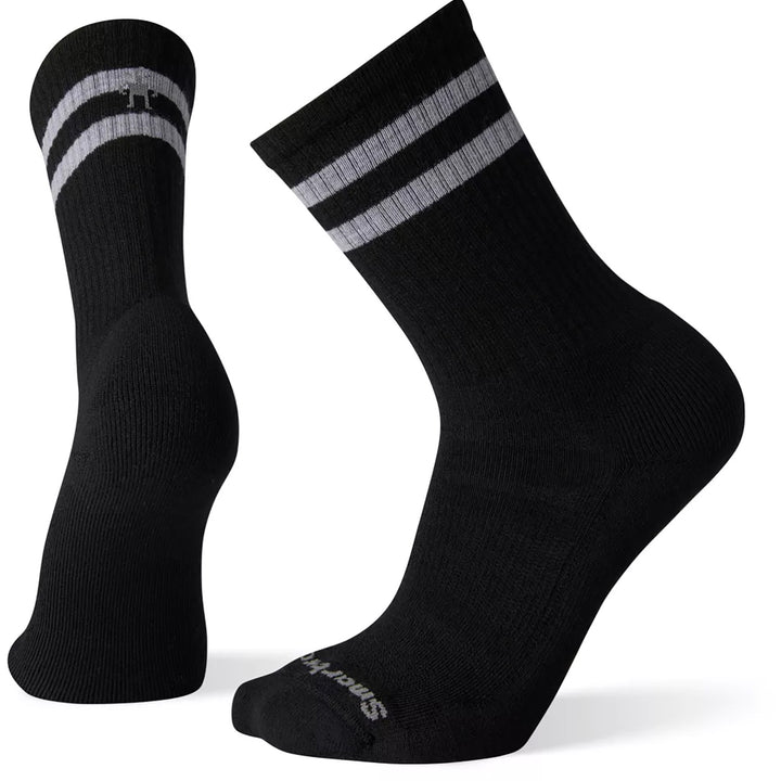 Smartwool Athletic Light Elite Stripe Crew Socks - Unisex Black