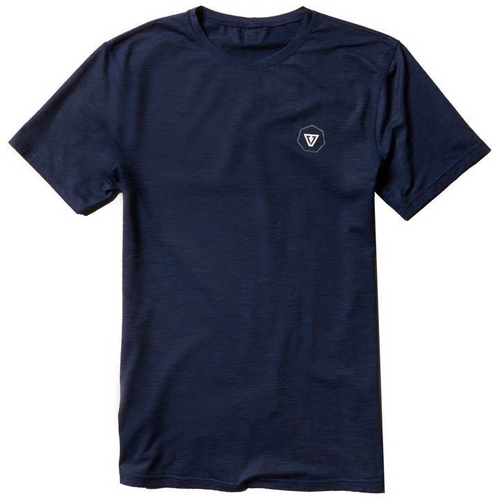 Vissla All Time Short Sleeve Surf Tee Naval Heather