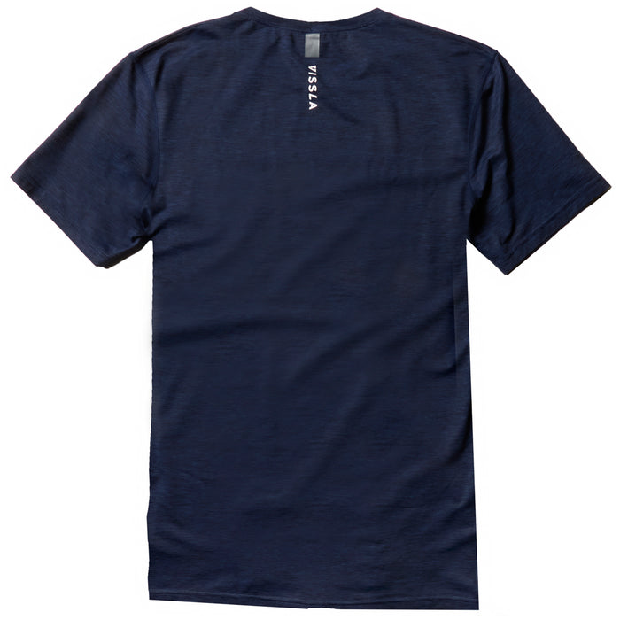 Vissla All Time Short Sleeve Surf Tee Naval Heather