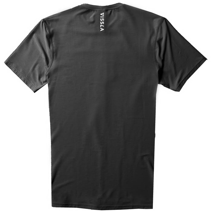 Vissla Twisted Short Sleeve Surf Tee Black Heather