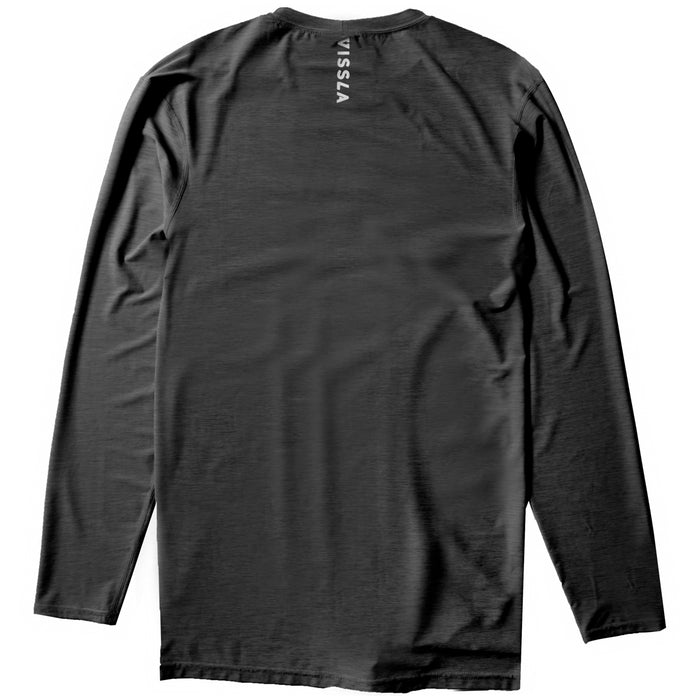 Vissla Twisted Long Sleeve Surf Shirt Black Heather