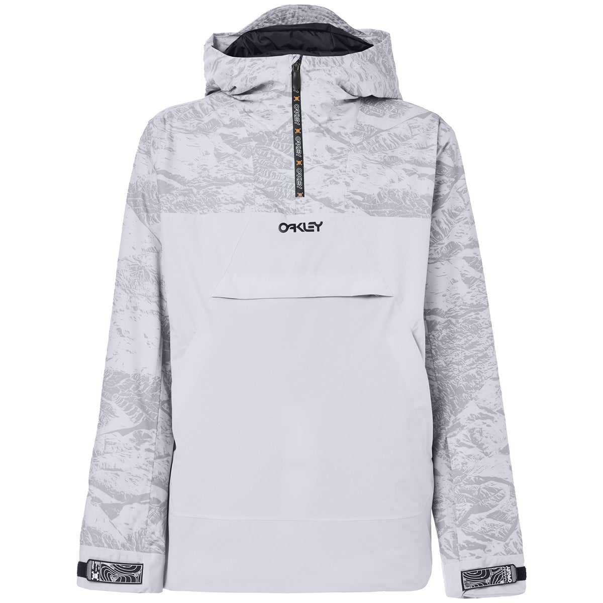 Oakley TC Ice Pullover BZI Jacket - Men's Grey Mountains