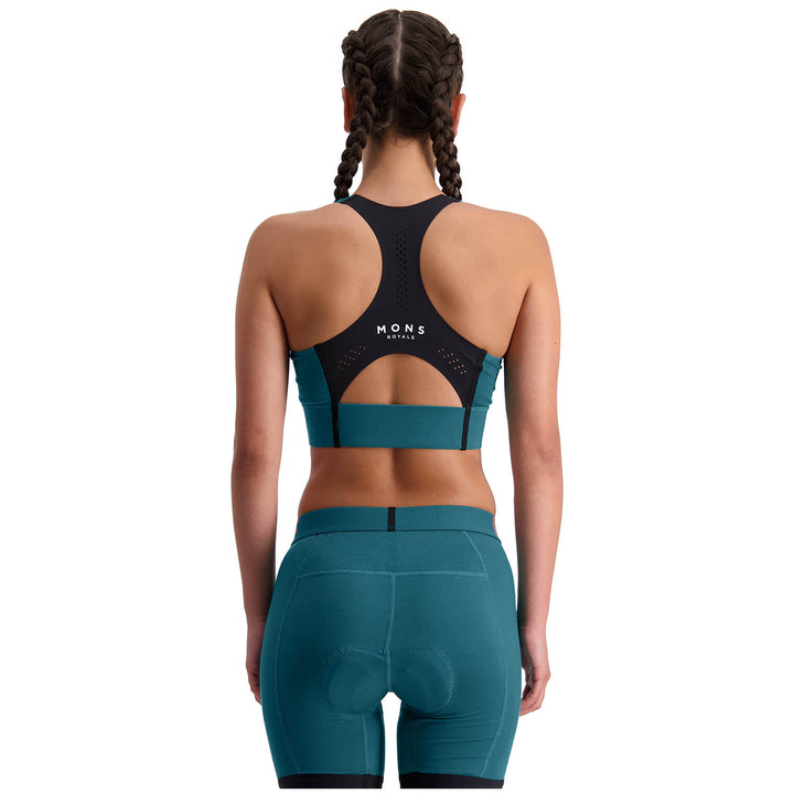 MONS ROYALE Stratos Shift Sports Bra - Women's Deep Teal