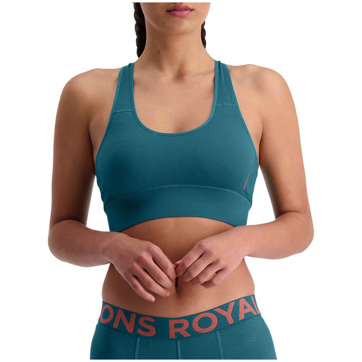 MONS ROYALE Stratos Shift Sports Bra - Women's Deep Teal