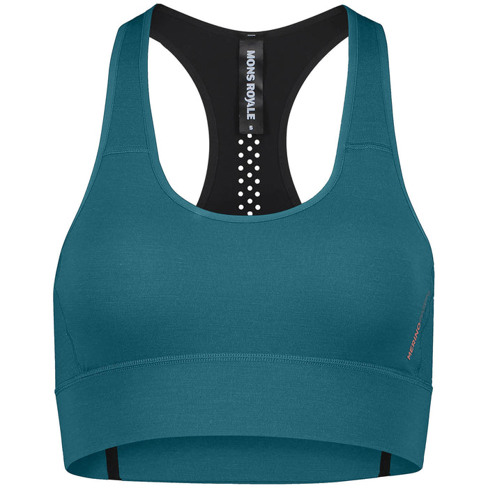 MONS ROYALE Stratos Shift Sports Bra - Women's Deep Teal