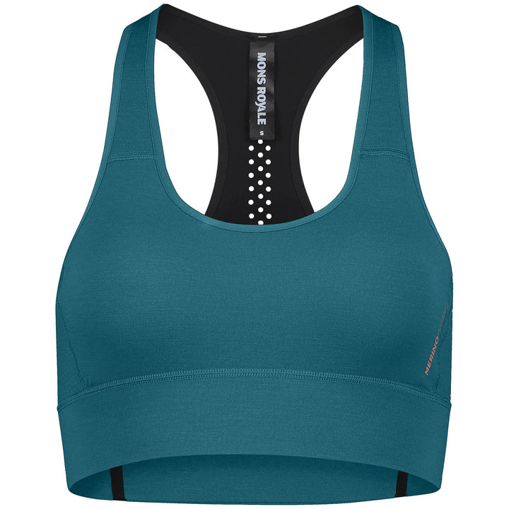 MONS ROYALE Stratos Shift Sports Bra - Women's Deep Teal